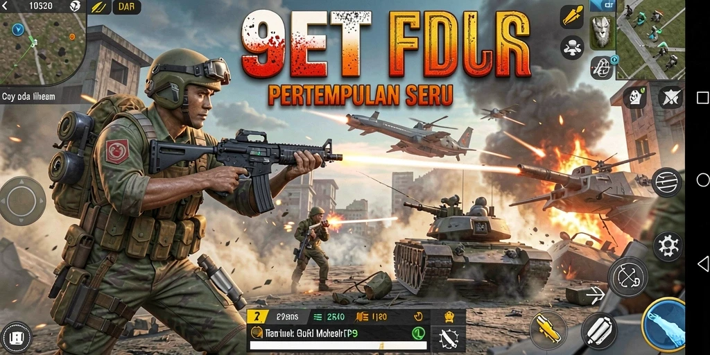 Tampilan seru gameplay TPS di 9ET dengan grafis berkualitas tinggi.