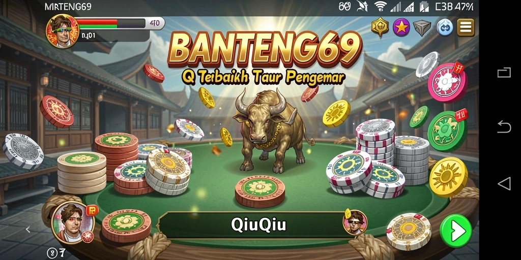 Screenshot BANTENG69 menampilkan gameplay QiuQiu yang seru.