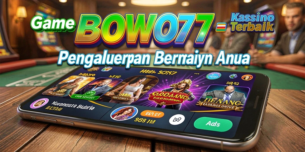 Tampilan menarik di dalam game Kasino BOWO77.