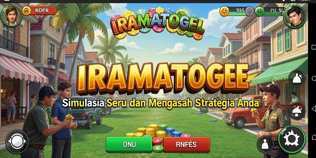 Tampilan gameplay IRAMATOGEL menawarkan pengalaman simulasi yang mendebarkan.
