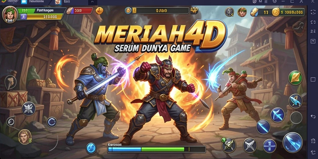 Gameplay MERIAH4D yang penuh aksi dan grafis menawan.
