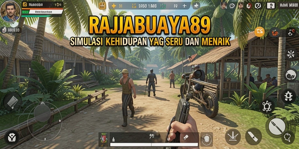 Tampilan gameplay menarik di RAJABUAYA89 dengan interaksi karakter.