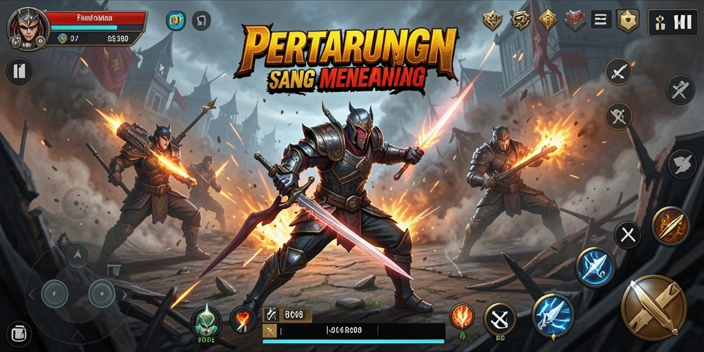 Screenshot gameplay RK88 menampilkan aksi strategis yang mendebarkan.