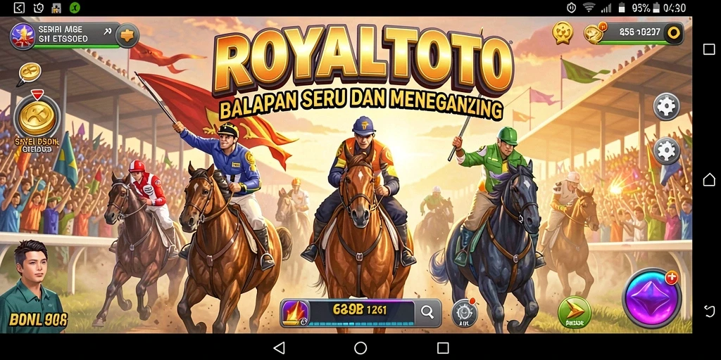 Tampilan menegangkan balapan dalam ROYALTOTO