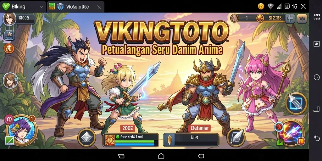 Tampilan fantastis gameplay VIKINGTOTO yang penuh aksi.