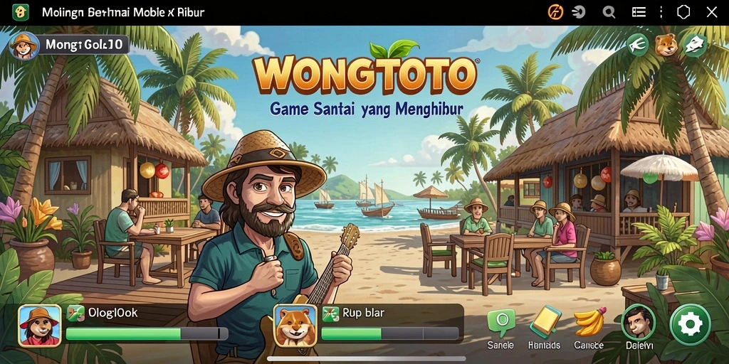 Tampilan gameplay seru dan menarik dari WONGTOTO.